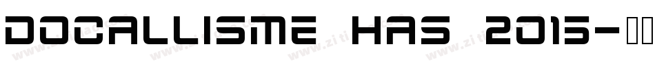 Docallisme HAS 2015字体转换